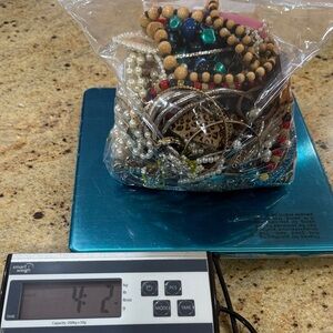 Crafting Jewelry 4.2lbs Vintage to modern rhinestones, beads etc…